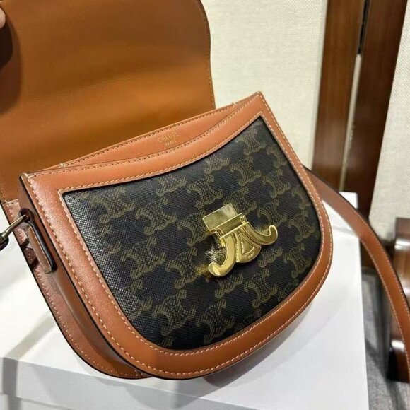 Celine Triomphe Brown & Tan - Picture 3 of 7